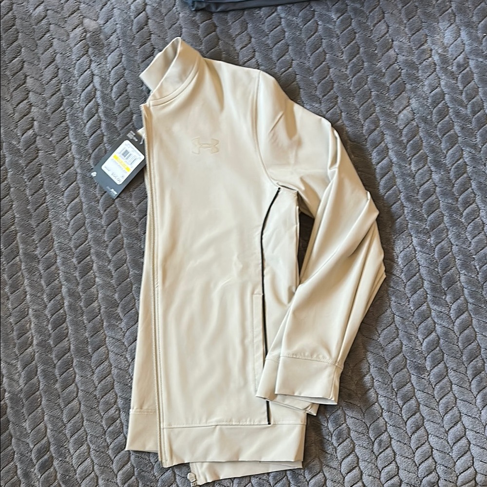 Under Armour Beige Full-Zip Jacket